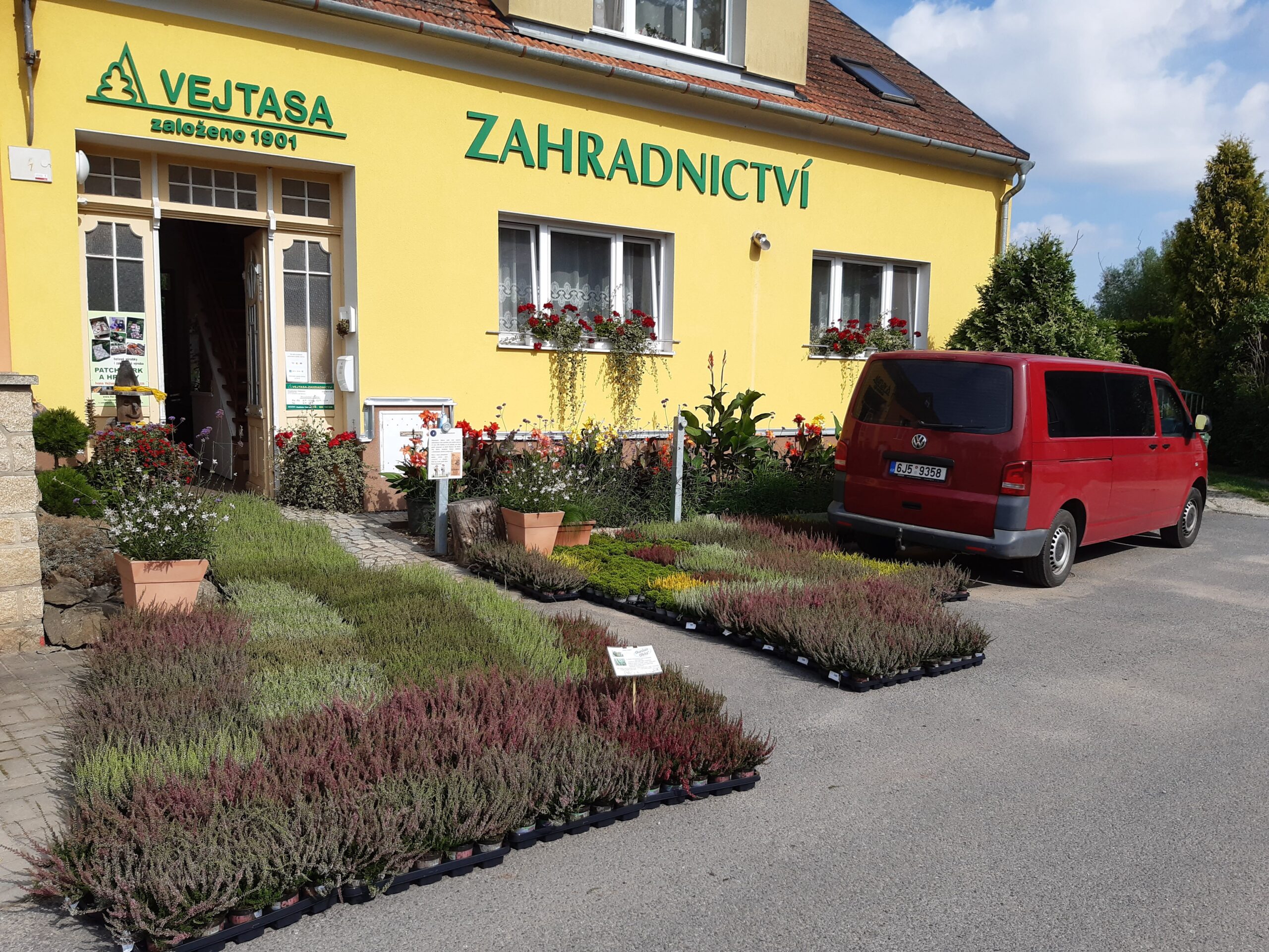 Prodejna Zahradnictví Vejtasa v Jaroměřicích